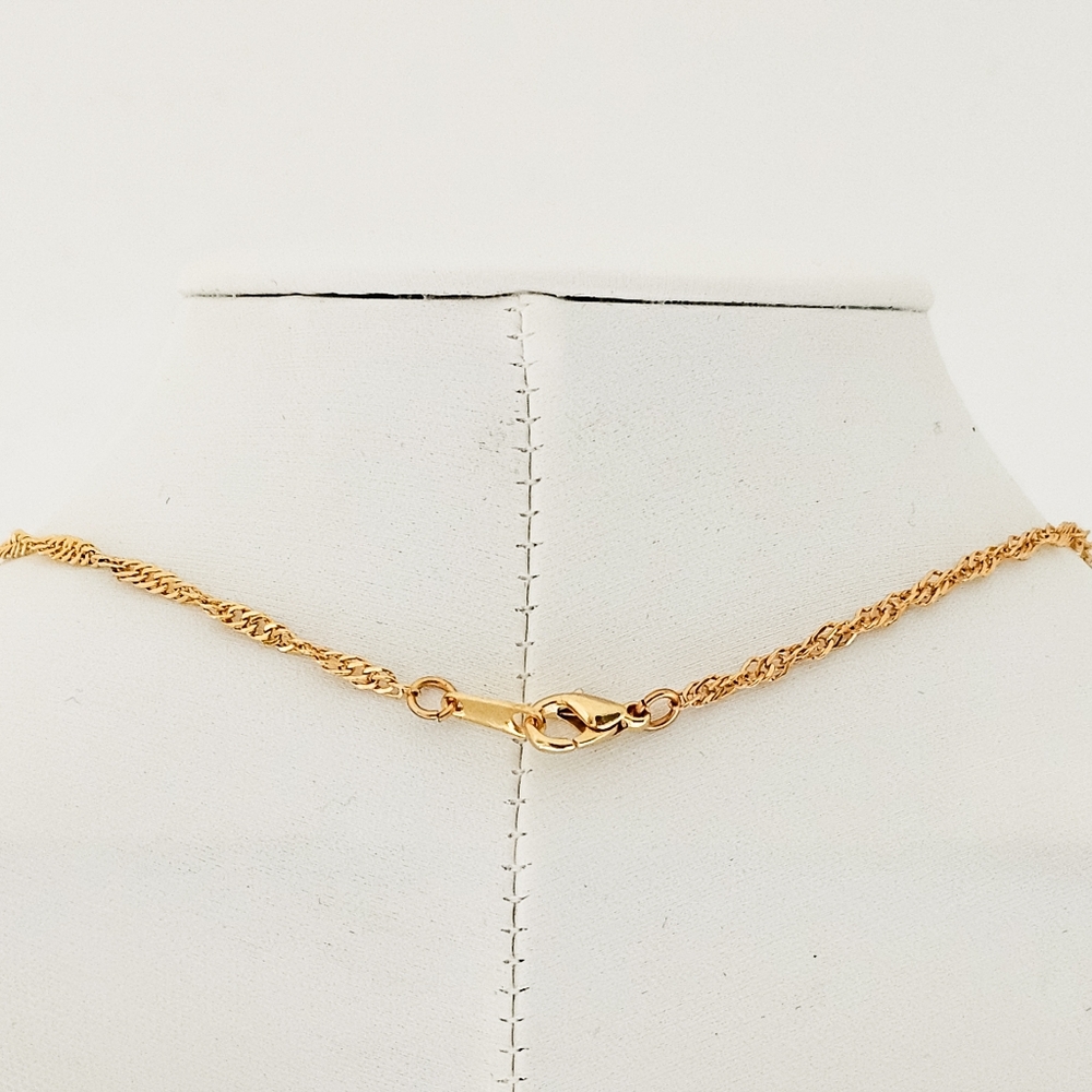 Lily Of The Valley Floral Pendant Necklace - Picture 3 of 6